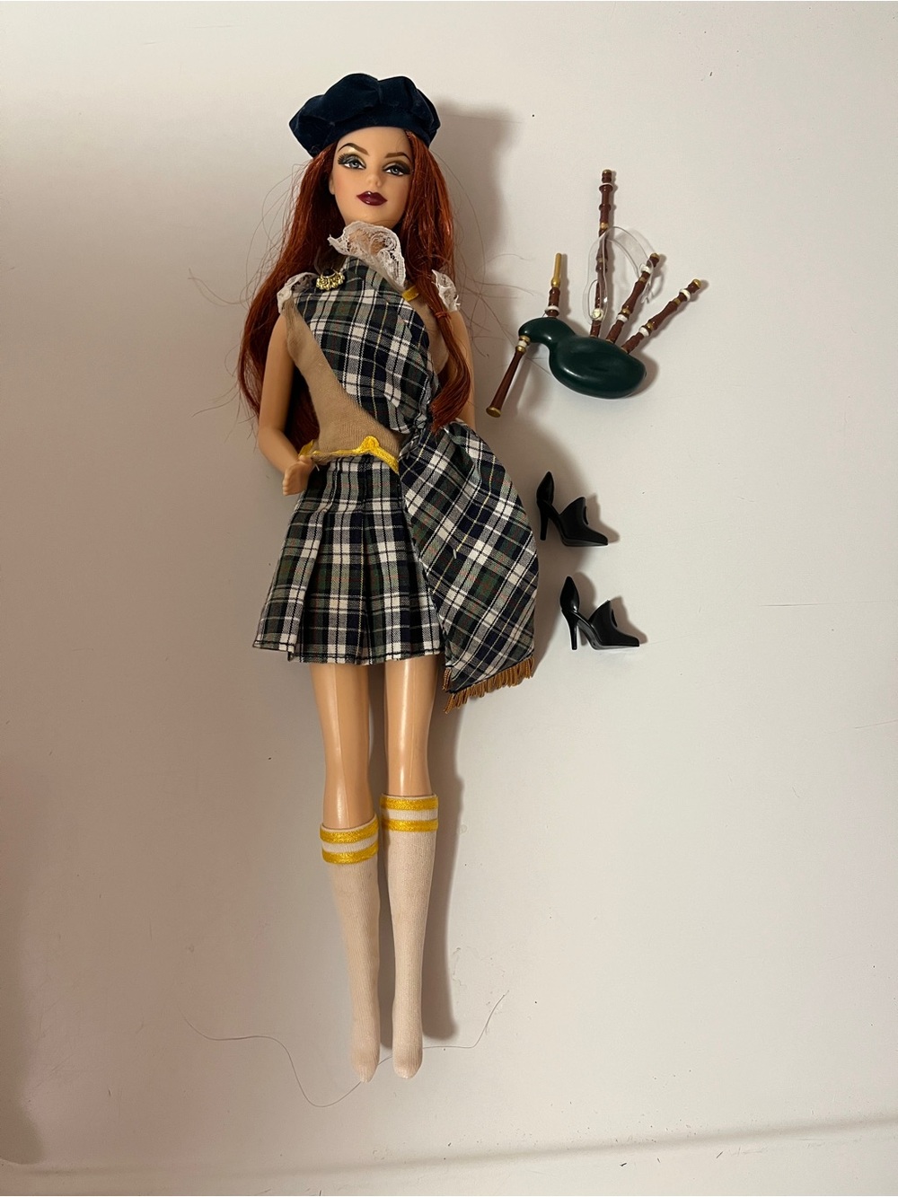 Dolls of the World Collection, Scotland Barbie Doll Pink Label Collection, 2009.